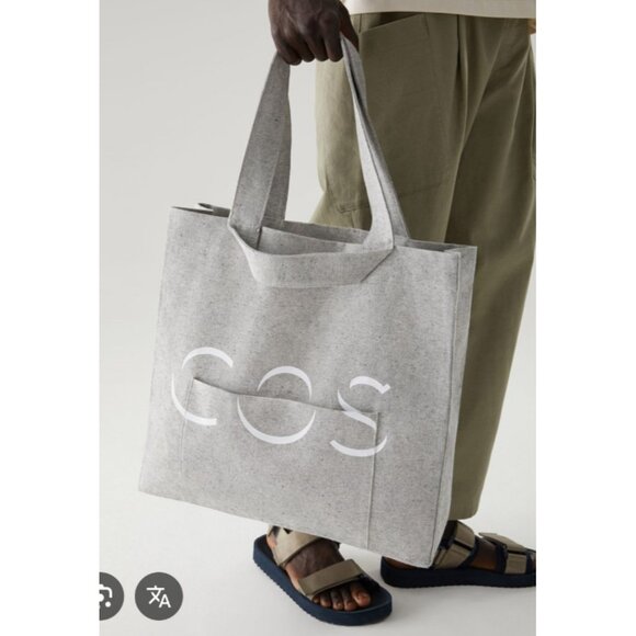 COS Tote Bag im UTILITY-Stil Canvas - Picture 1 of 14